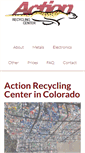 Mobile Screenshot of actionrecyclingcenter.com
